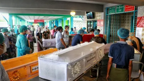 Getty Images Yay Way cemetery in Yangon