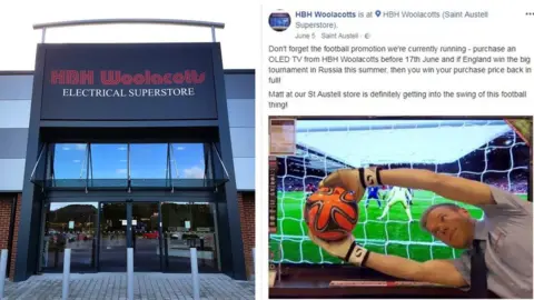 HBH Woolacotts Store and promotion