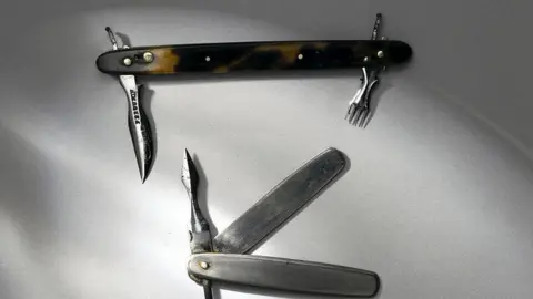 Getty Images Lancets used in the 19th Century to inoculate people with cowpox