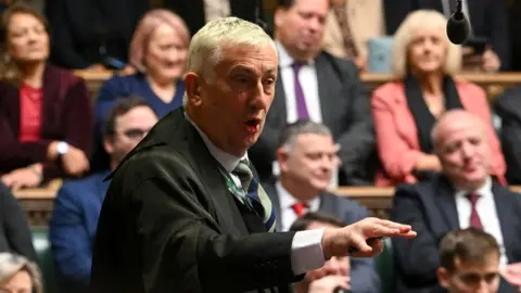 UK PARLIAMENT/JESSICA TAYLOR Sir Lindsay Hoyle