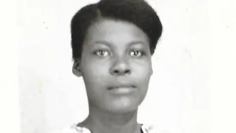 Cherise Adams-Burnett Passport photo of Evelyn Burnett