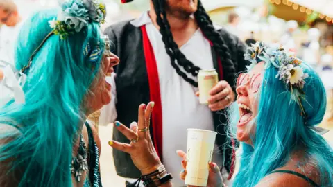 Isle of Wight Festival Mermaid fancy dress