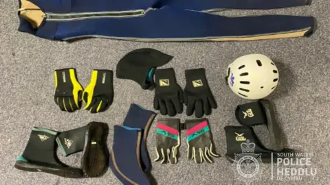 South Wales Police Canoeing equipment