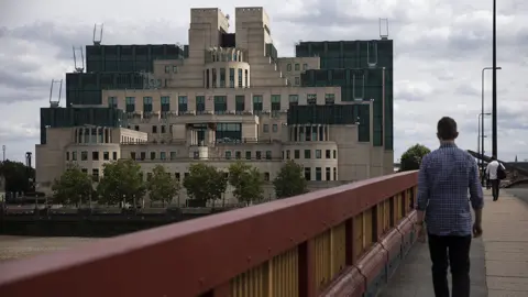 Dan Kitwood MI6's headquarters seen from Vauxhall Bridge, central London