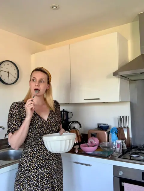 Emma Billingham Woman in kitchen