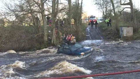 Northumberland Fire and Rescue Service Ford rescue