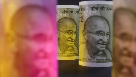 Getty Images Indian rupees