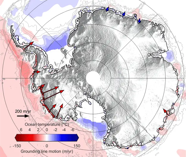 CPOM/LEEDS Antarctic map