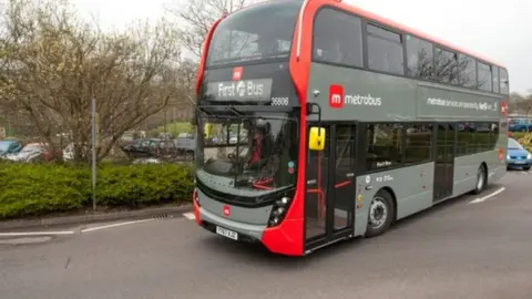 First West of England Metro bus in Bristol