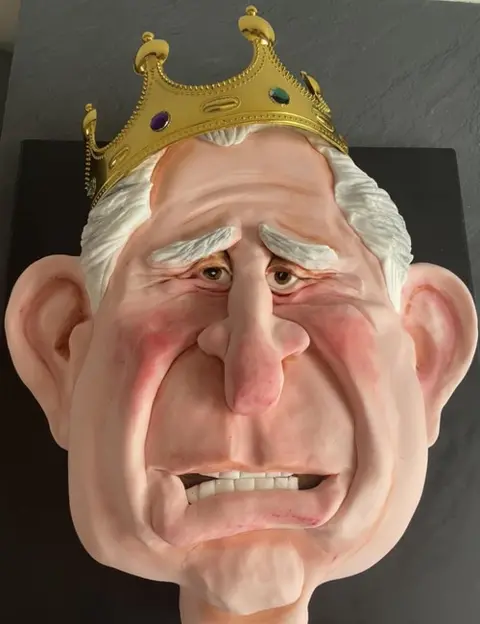 Angela Margett King Charles cake