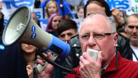 Getty Images The Yes campaign