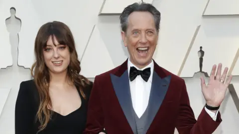 Reuters Richard E Grant took his daughter Olivia