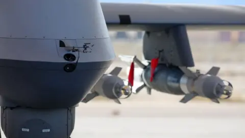 Getty Images Drone with bombs