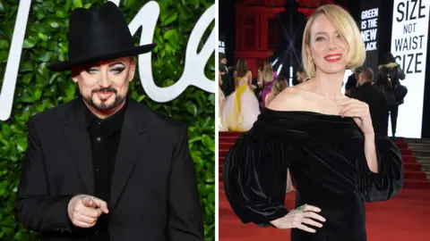 Getty Images Boy George and Naomi Watts