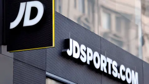 PA Media JD Sports signage on shop