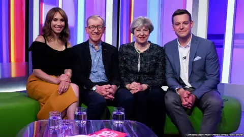 Conservative Party Press Office/One Show Theresa May on the One Show