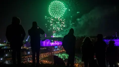 PA Fireworks in Edinburgh