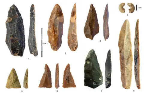 Tsenka Tsanova Artefacts found at Bacho Kiro cave in Bulgaria