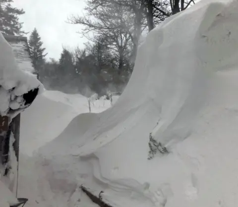 PA snow house in West Linton