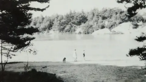 George Baker Blue Pool pictured in 1957