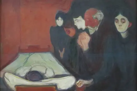 Edvard Munch By the Death Bed