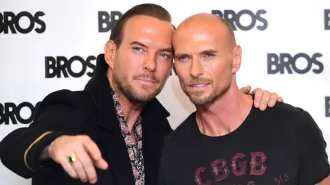 PA Matt and Luke Goss of Bros