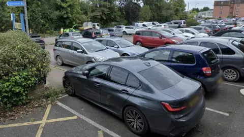 Google St Saviours Way car park in Crediton