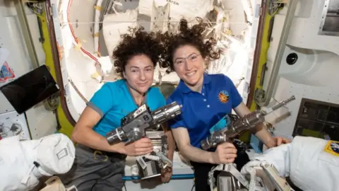 NASA Jessica Meir and Christina Koch