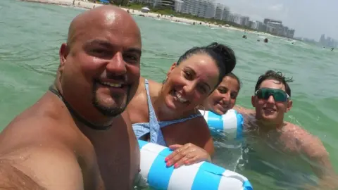 Janette Aguero The Aguero family on holiday in Surfside