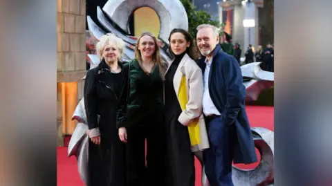 Joe Maher/Getty Images Sarah Fisher, Emily Head, Daisy Head and Anthony Head attend the "Dungeons & Dragons: Honour Among Thieves" UK Premiere at Cineworld Leicester Square on March 23, 2023