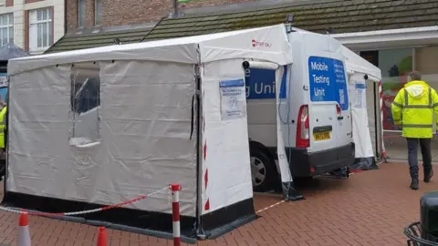 North Tyneside Council Mobile testing unit