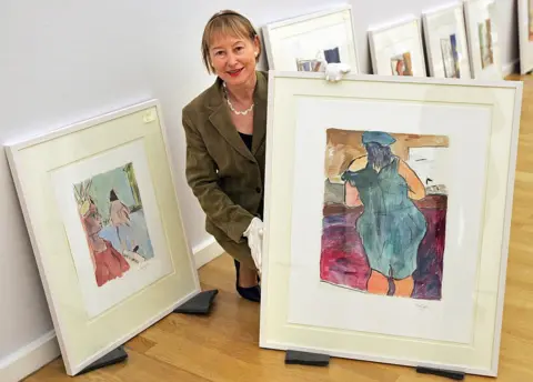 Getty Images Examples of Bob Dylan's art