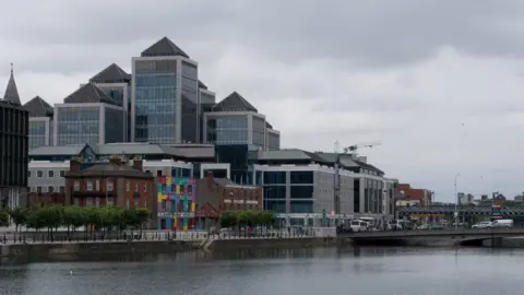 ALEXANDER JUNG/GETTY IMAGES Ulster Bank's Dublin headquarters is on George's Quay
