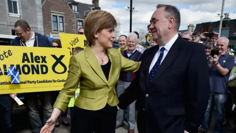 Getty Images Alex Salmond and Nicola Sturgeon