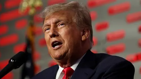 Reuters An image showing former US president Donald Trump