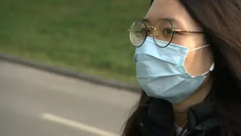 BBC A student at the University of York