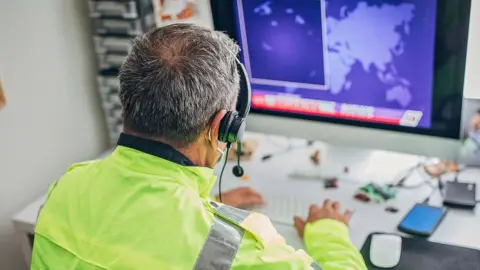 Getty Images Call centre staff