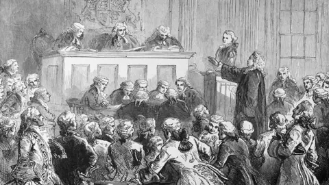 Getty Images The trial of Peter Zenger