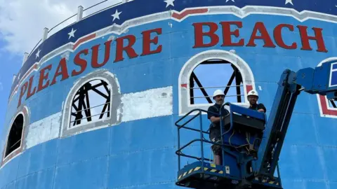 Andrew Turner/BBC Great Yarmouth rollercoaster