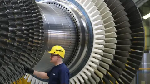 Getty Images Siemens turbine manufacturing