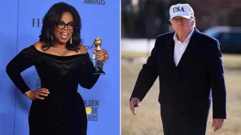 Getty Images Oprah and Trump