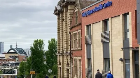 The surgery is located in central Gateshead