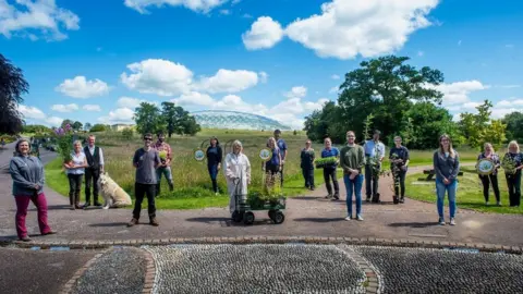 National Botanic Garden of Wales A group shot