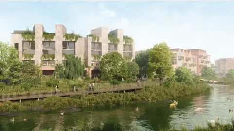 Human Nature Lewes riverfront (artist's impression)