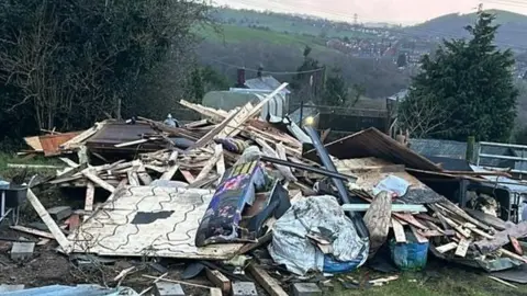 Stalybridge tornado damage