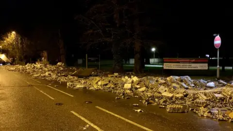 BCH Road Police Beer on road