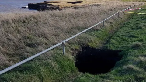 Ian Richardson Souter sinkhole