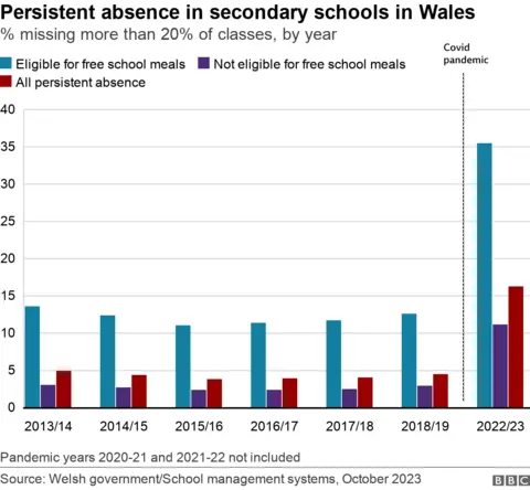 Persistent absence chart