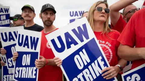 Getty Images The UAW strike is now in its sixth week