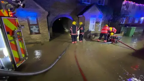 Cambs Fire and Rescue Service Flooding